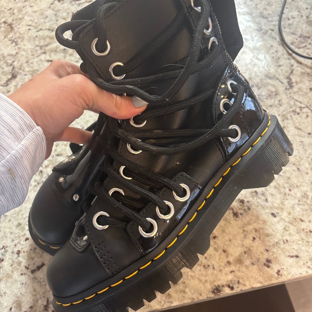Dr. Martens Daria Stone Grommet Boots